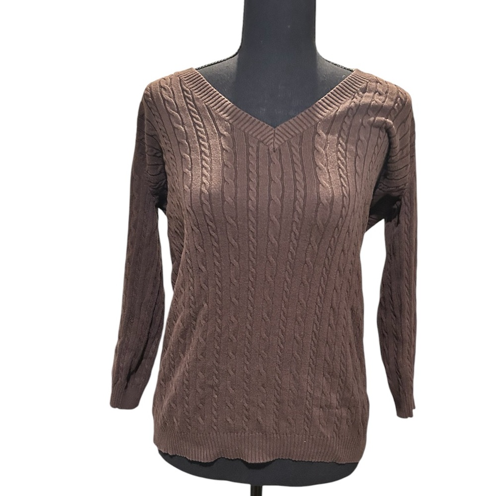 GAP Brown Cable Knit Women's Sweater size S